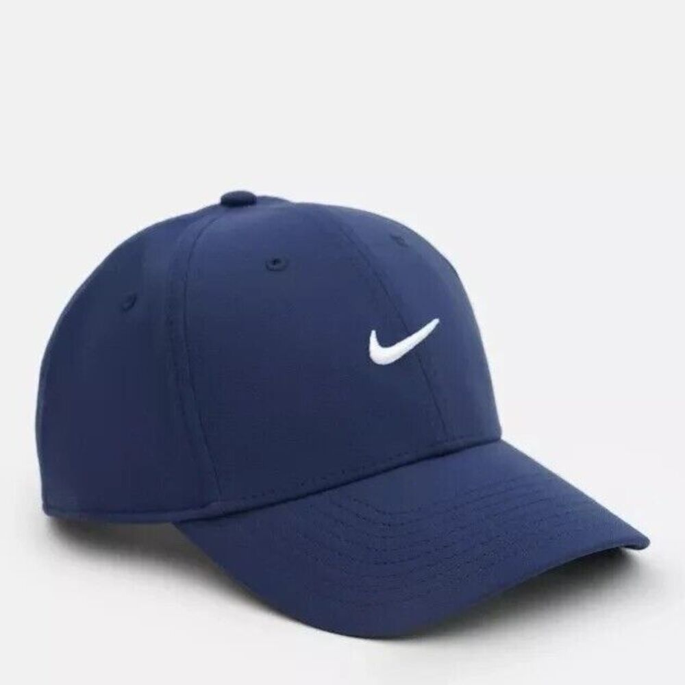 Nike Dri-FIT Structured Club Cap Snapback Adjustable Hat (M/L NAVY) FV5563-410